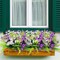 14 PCS Artificial Summer Potted Flowers for Outdoor Fake Flowers -Fake Plastic Flowers